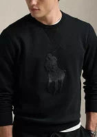 Leather Pony Double Knit Sweatshirt