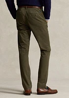 Stretch Straight Fit Washed Chino Pants