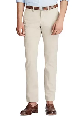 Stretch Slim Fit Cotton Chino Pants