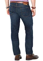 Straight-Fit Lightweight Morris-Wash Jeans