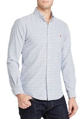 Plaid Cotton Oxford Shirt