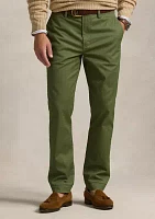 Stretch Straight Fit Washed Chino Pants