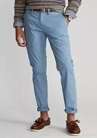 Washed Stretch Slim Fit Chino Pants