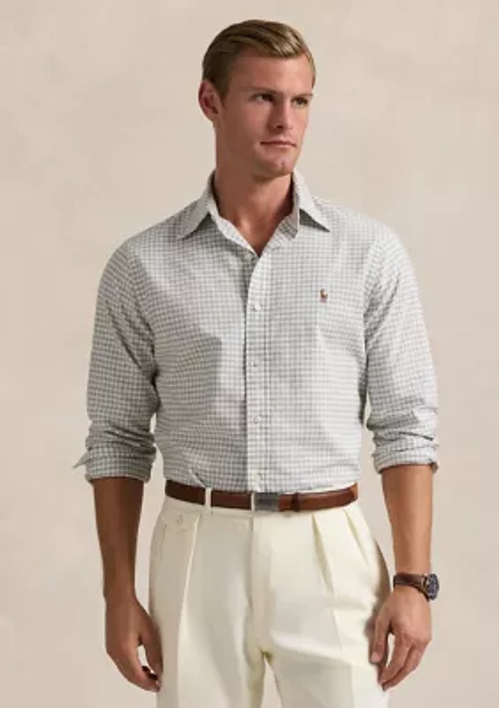 Classic Fit Gingham Oxford Shirt