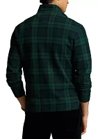 Plaid Estate-Rib Pullover