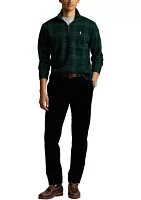 Plaid Estate-Rib Pullover