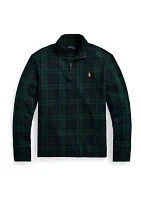 Plaid Estate-Rib Pullover