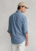 Classic Fit Indigo Chambray Shirt