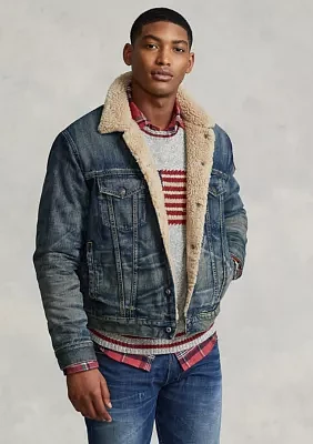 Fleece-Lined Trucker Jacket