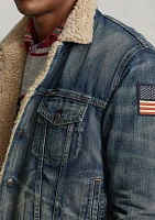 Fleece-Lined Trucker Jacket