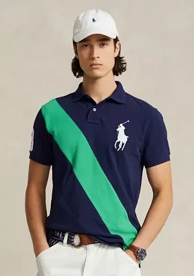 Classic Fit Big Pony Mesh Polo Shirt