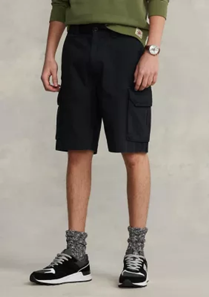 10.5" Relaxed Fit Twill Cargo Shorts