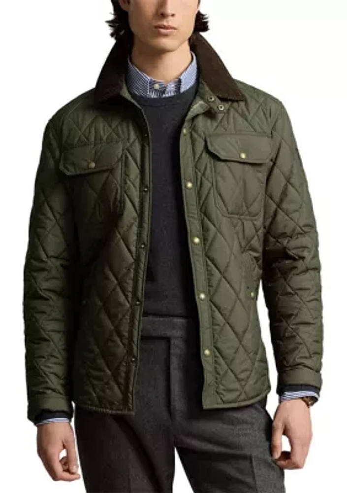 Water-Repellent Quilted Jacket