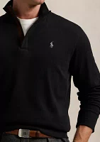 Luxury Jersey Quarter-Zip Pullover