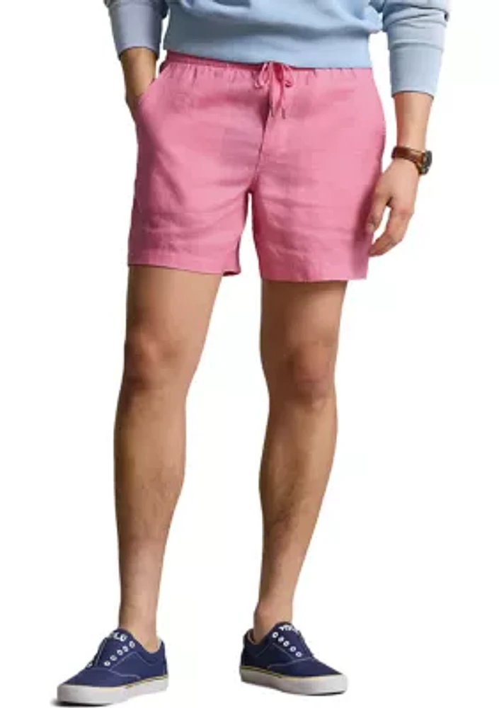 6" Polo Prepster Linen Shorts