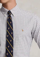 Classic Fit Checked Oxford Shirt