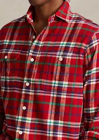 Classic Fit Plaid Flannel Workshirt