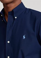 Classic Fit Poplin Shirt