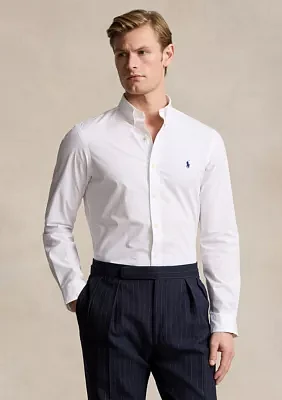 Slim Fit Stretch Poplin Shirt