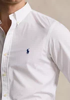 Slim Fit Stretch Poplin Shirt