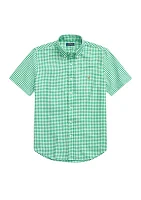 Classic Fit Gingham Oxford Shirt