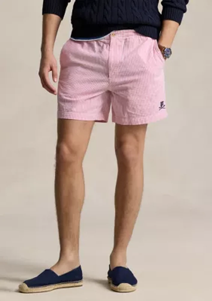 6-Inch Polo Prepster Seersucker Shorts