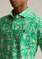 Classic Fit Floral Soft Cotton Polo Shirt