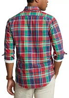 Classic Fit Plaid Oxford Workshirt