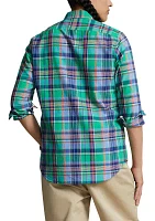 Classic Fit Plaid Oxford Workshirt