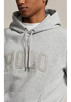 Logo Double Knit Mesh Face Hoodie