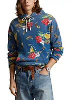 Sailboat-Floral Fleece Hoodie