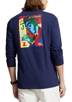 Classic Fit Jazz-Print Jersey T-Shirt