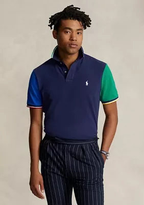 Classic Fit Mesh Polo Shirt