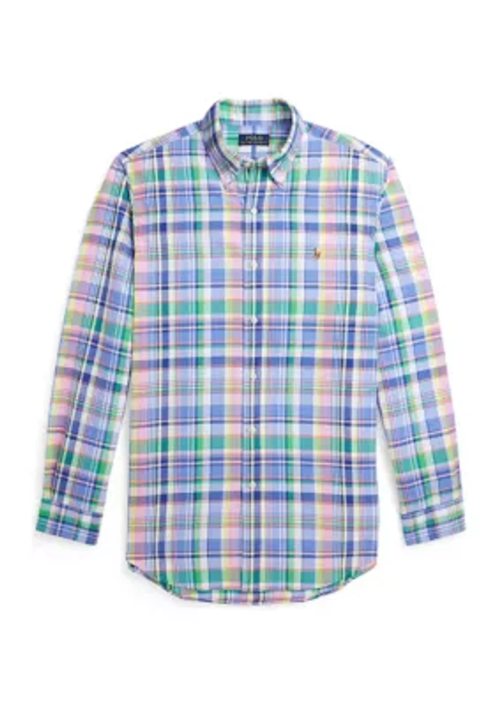 Classic Fit Plaid Performance Shirt