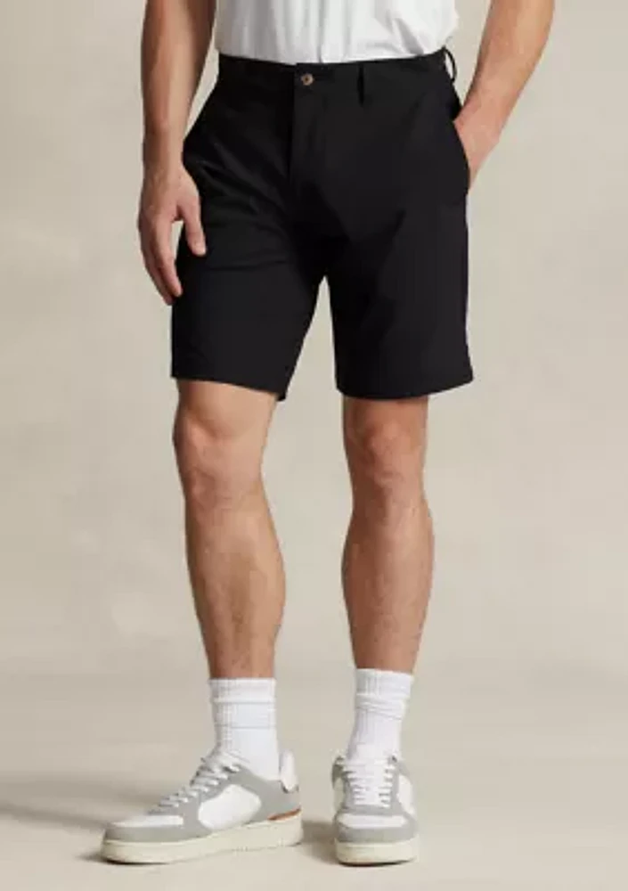 9.5-Inch Stretch Dobby Beach Shorts