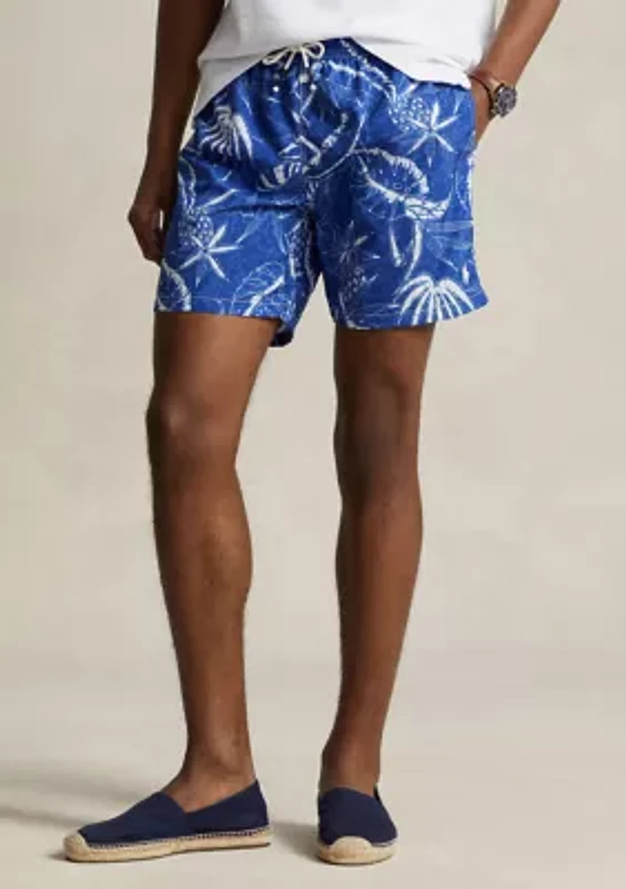 5.75-Inch Hoffman Print Swim Trunks