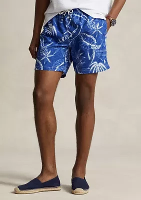 5.75-Inch Hoffman Print Swim Trunks