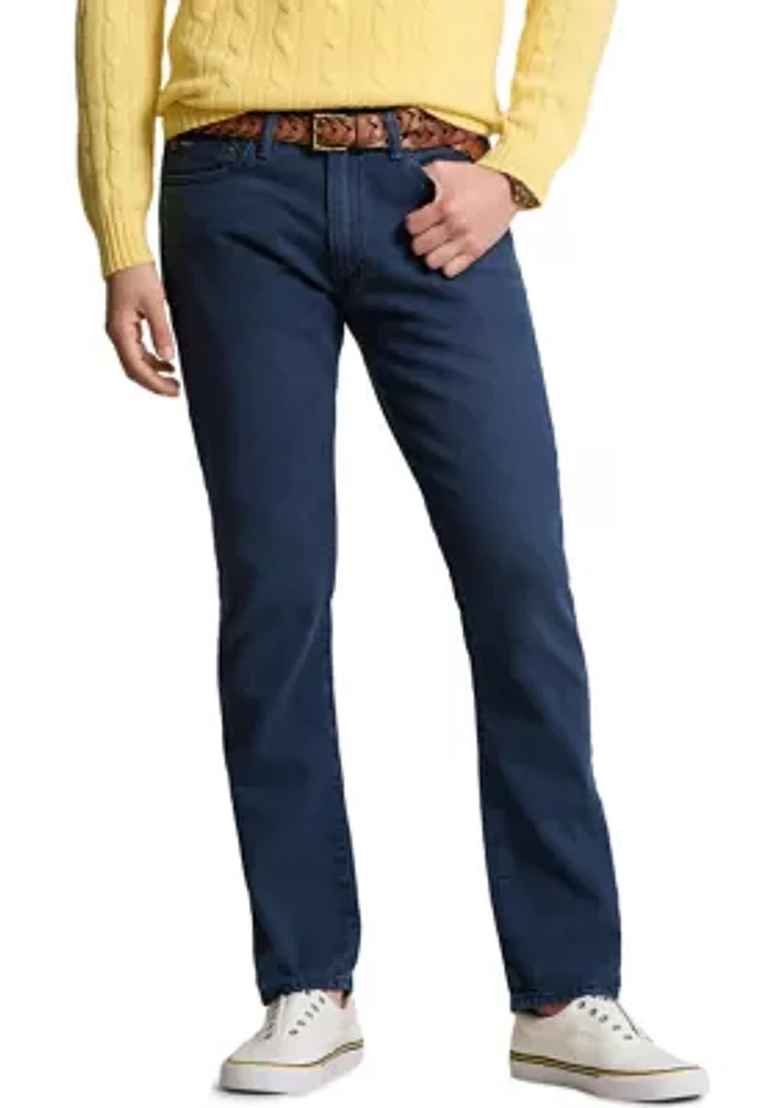 Varick Slim Straight Garment-Dyed Jeans