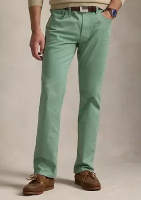 Varick Slim Straight Stretch Sateen Pants