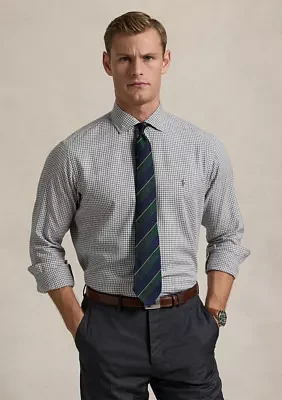 Classic Fit Gingham Twill Shirt