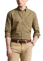 Classic Fit Plaid Twill Shirt