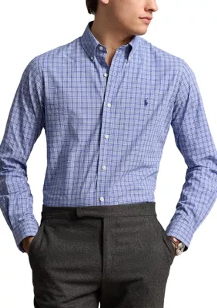 Classic Fit Stretch Poplin Shirt