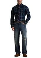 Classic Fit Plaid Twill Shirt