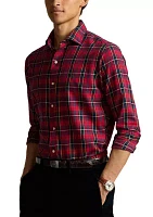 Classic Fit Plaid Twill Shirt