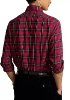Classic Fit Plaid Twill Shirt