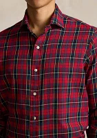 Classic Fit Plaid Twill Shirt