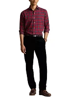Classic Fit Plaid Twill Shirt