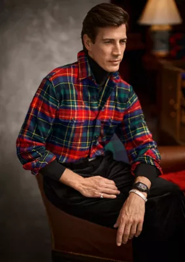 Classic Fit Plaid Flannel Workshirt