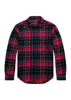 Classic Fit Plaid Flannel Workshirt