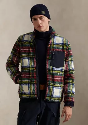 Plaid Pile Fleece Hybrid Jacket